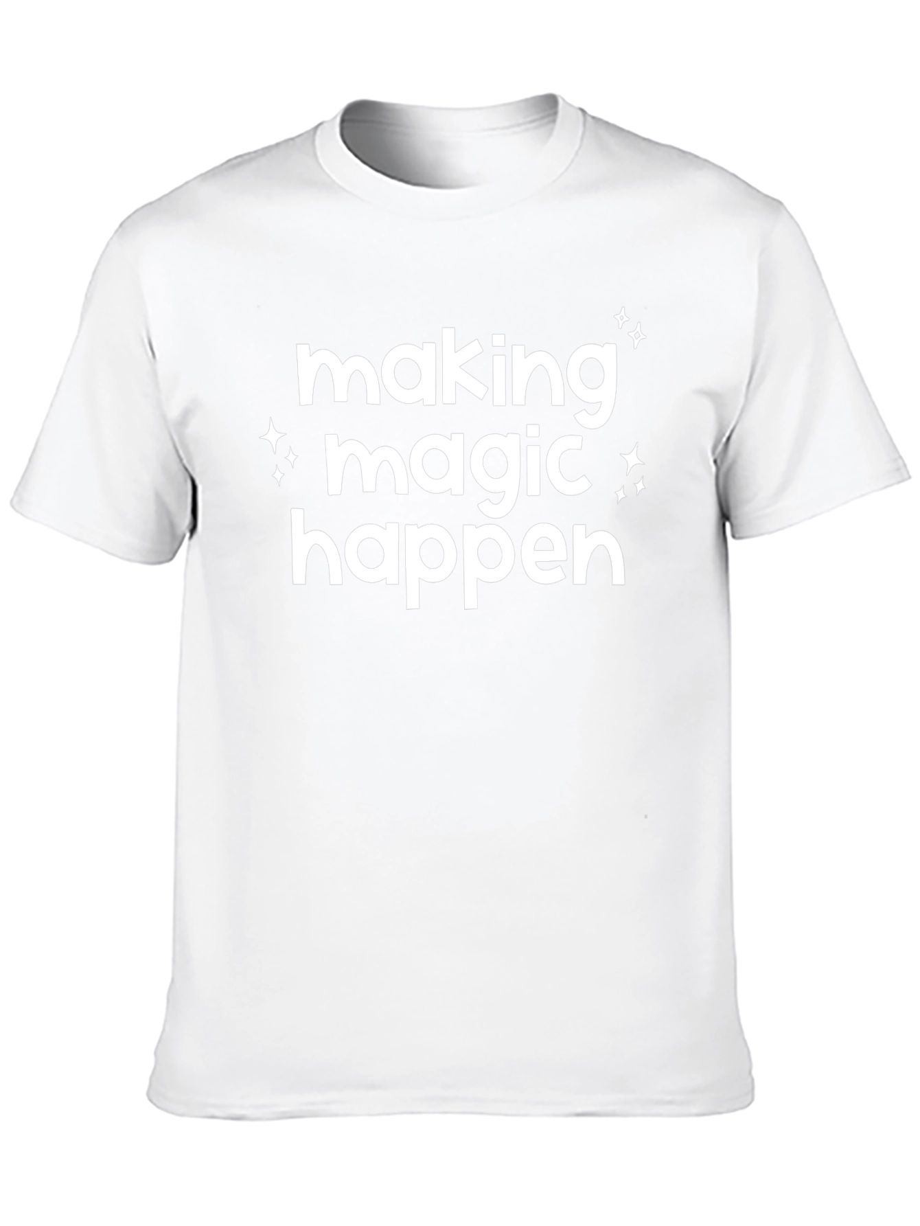 Making Magic Happen Black Graphic Tee