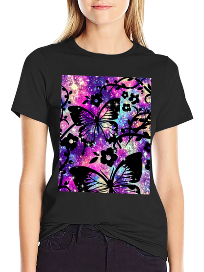 Butterfly Galaxy Graphic T-Shirt