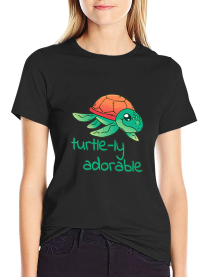 Turtle-ly Adorable Graphic Tee - Cute Turtle Shirt