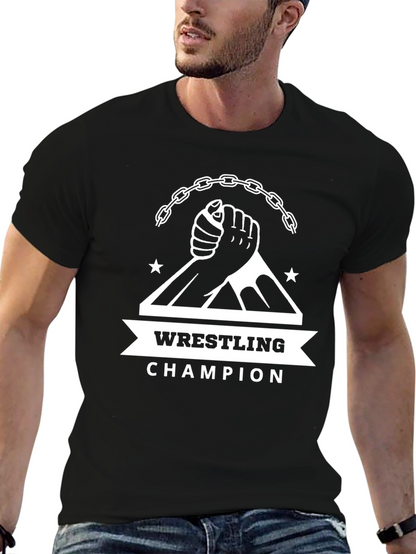 Wrestling Champion Graphic T-Shirt