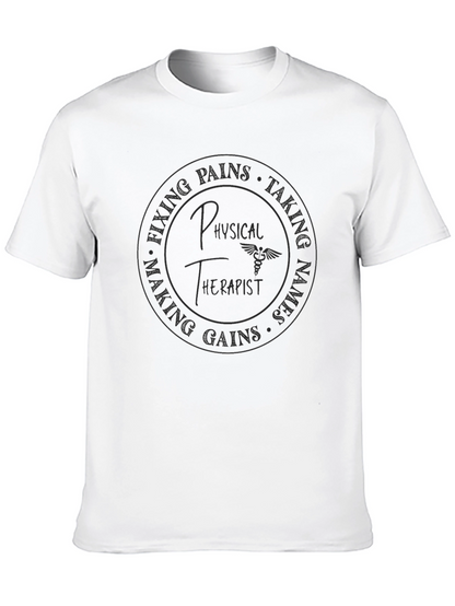 Physical Therapist Graphic Tee - Fixing Pains Taking Names