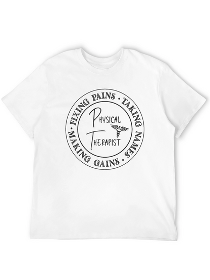 Physical Therapist Graphic Tee - Fixing Pains Taking Names
