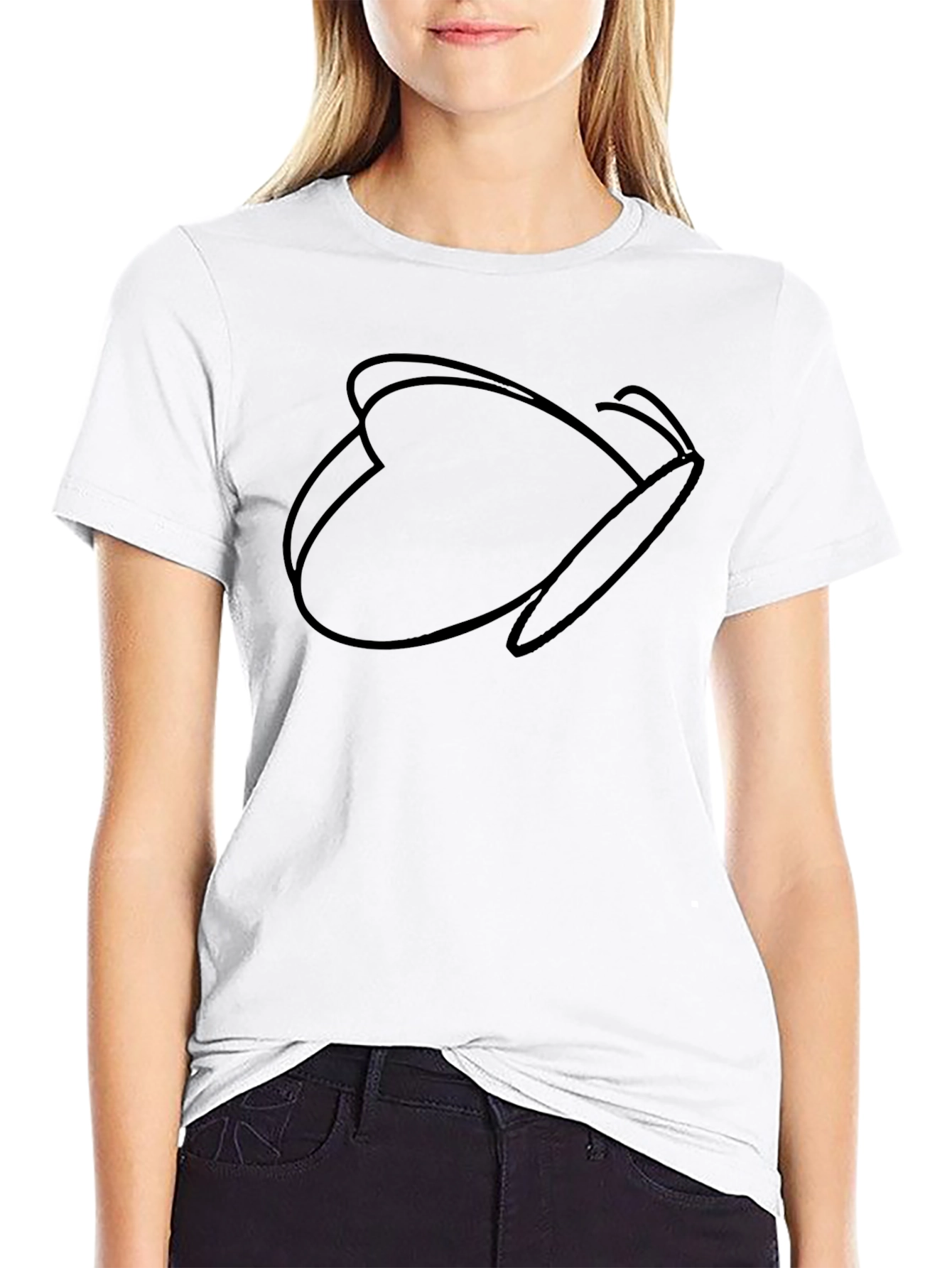 Minimalist Butterfly Graphic Black T-Shirt