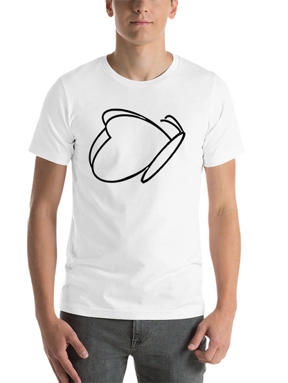 Minimalist Butterfly Graphic Black T-Shirt