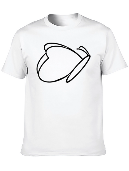 Minimalist Butterfly Graphic Black T-Shirt