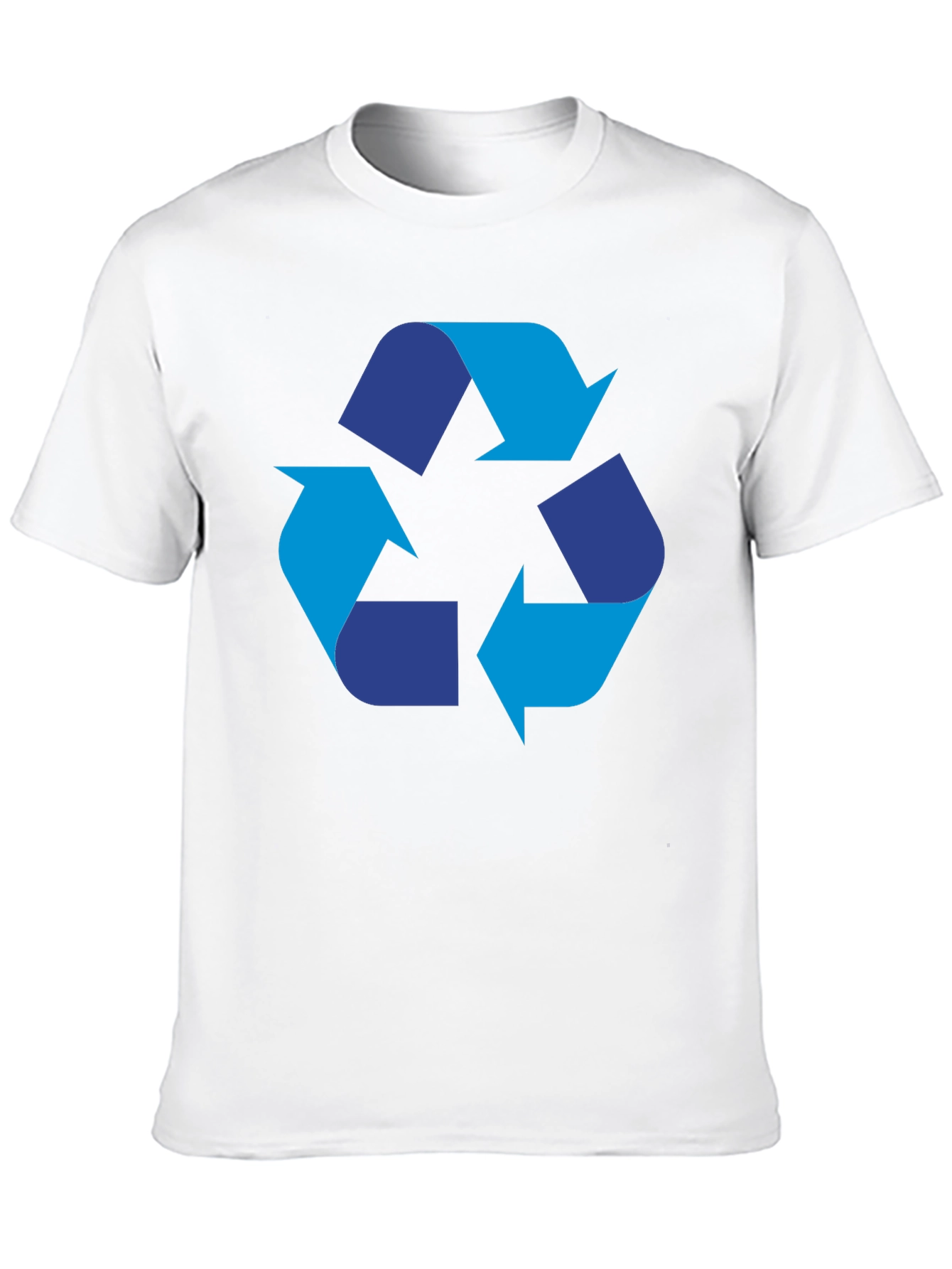 Recycle Symbol Graphic Black T-Shirt