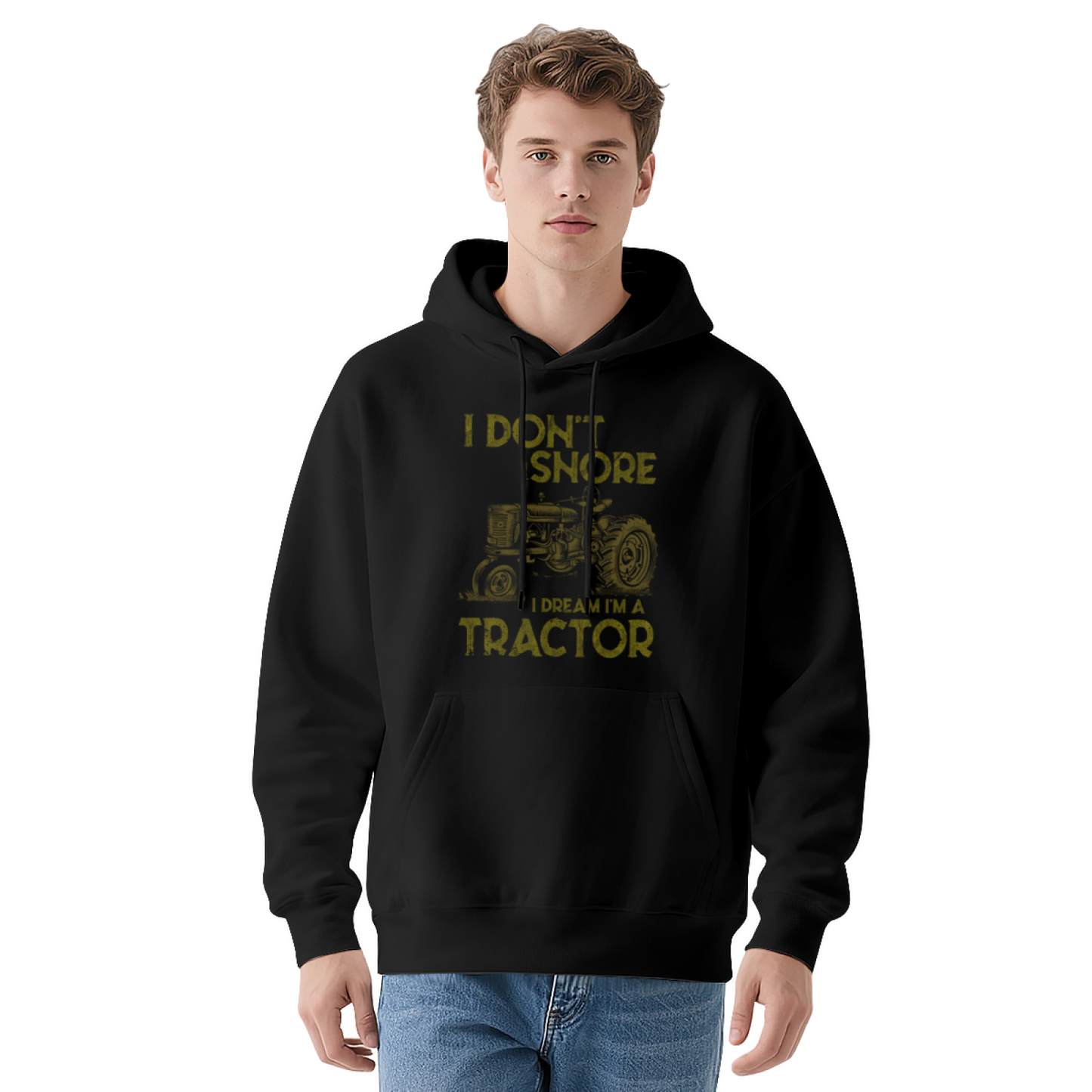 I Don¡¯t Snore I Dream Of Tractor Vintage Farm Cozy Red Hoodie, Farmer Lovers