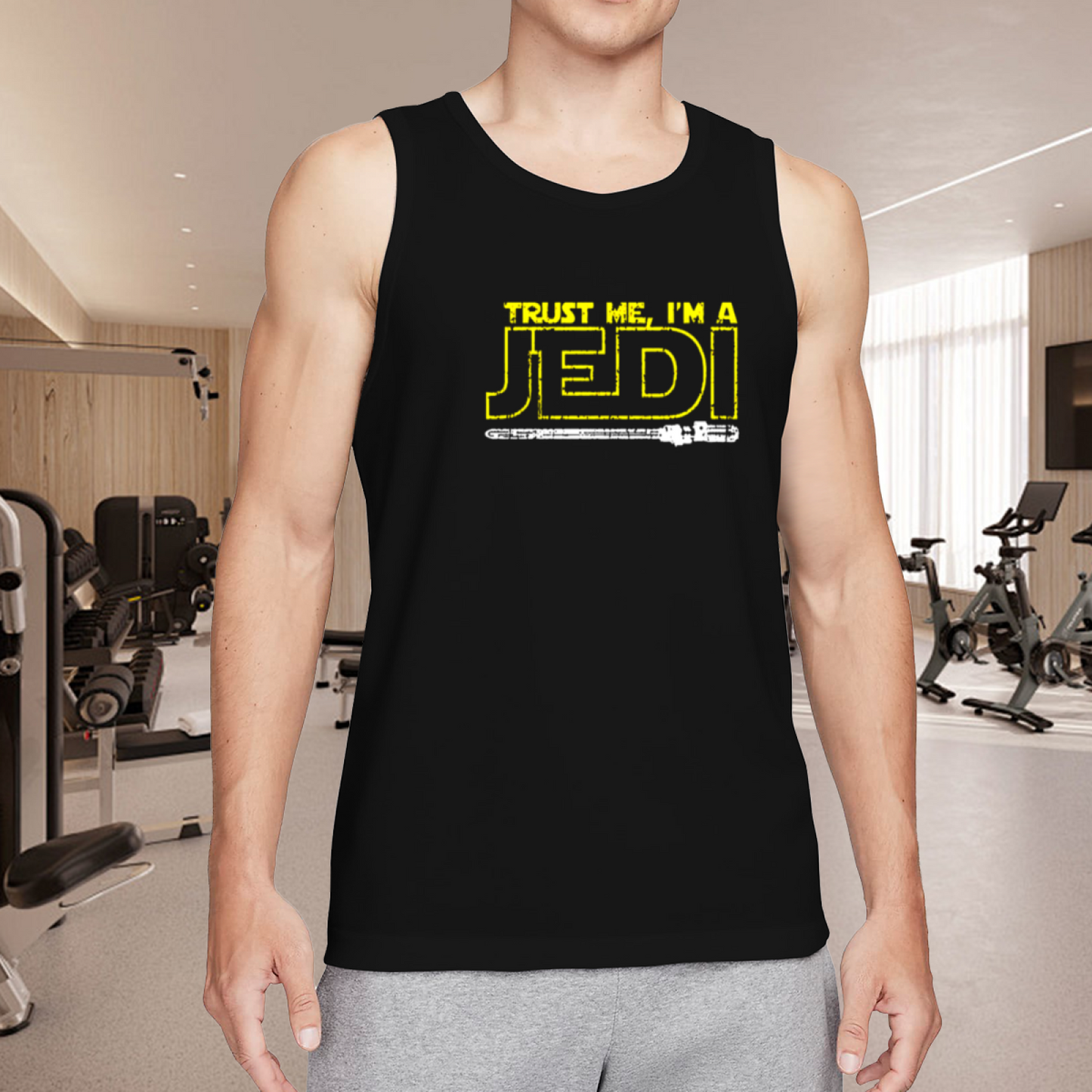 Trust Me I¡¯m A Jedi Star Wars Retro Movie Tank Top