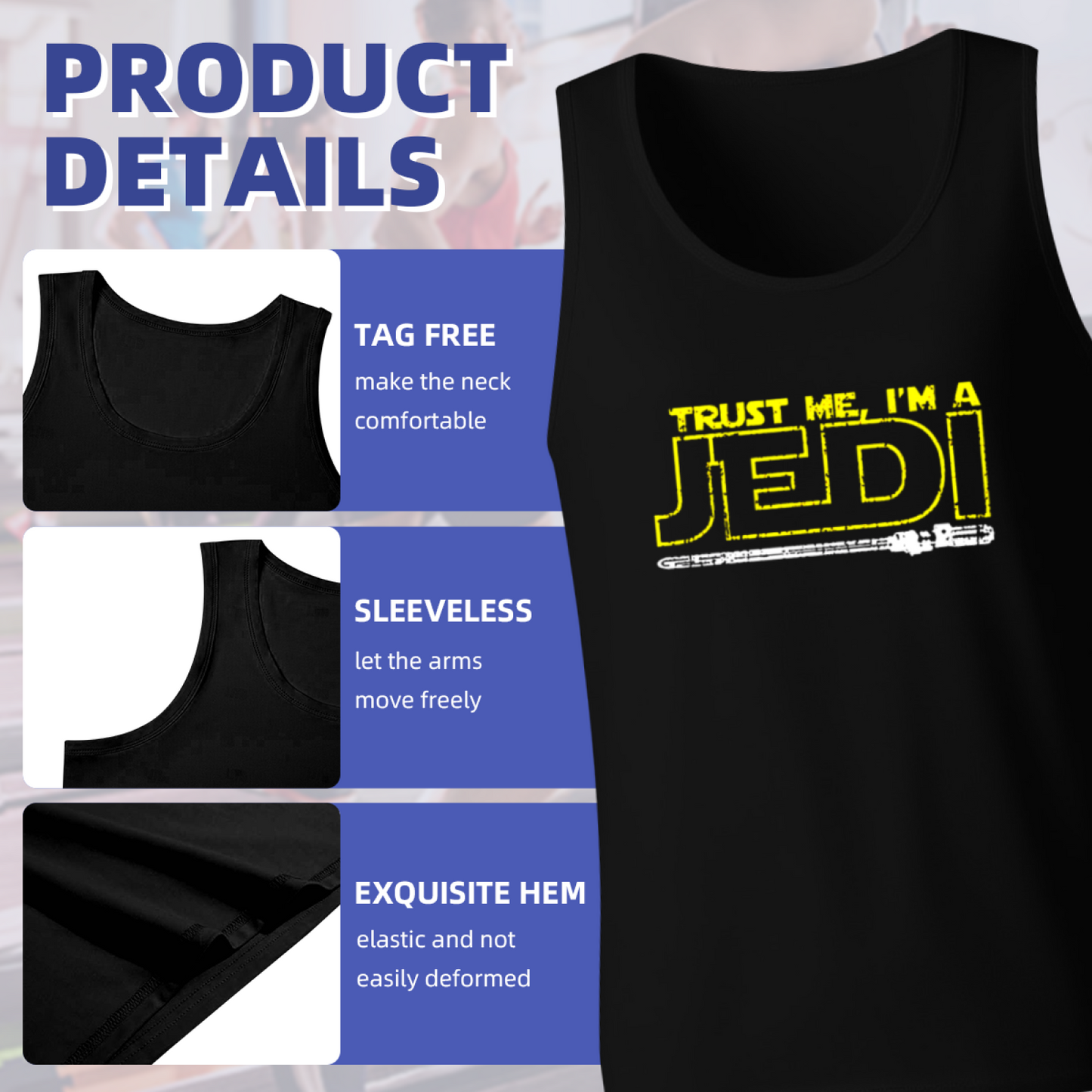 Trust Me I¡¯m A Jedi Star Wars Retro Movie Tank Top