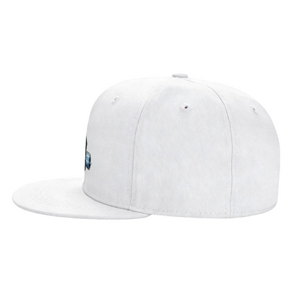 Buff Weightlifting Panda Cartoon White Fun Snapback Cap