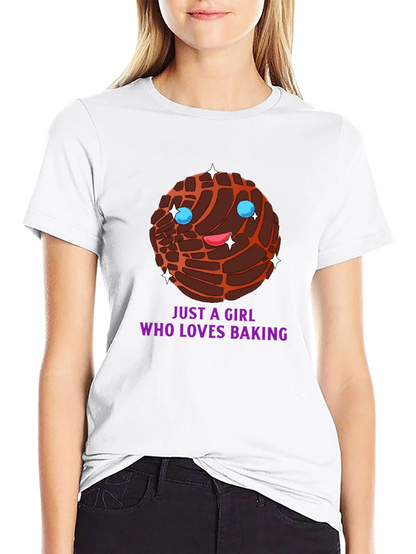 Just a Girl Who Loves Baking Concha T-Shirt