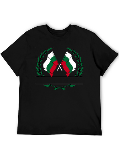 Bulgaria Flag Wreath Graphic T-Shirt