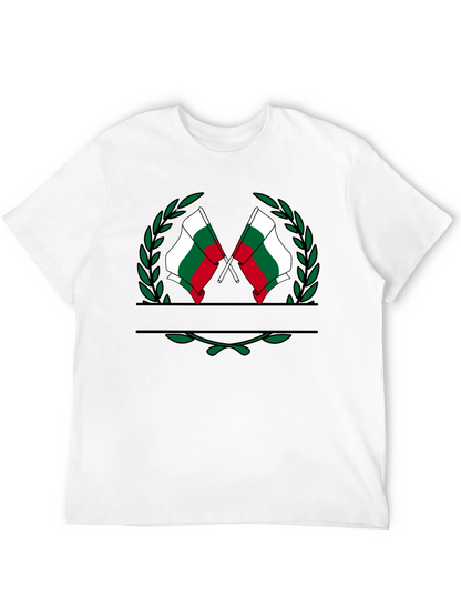Bulgaria Flag Wreath Graphic T-Shirt
