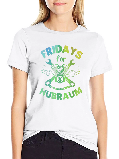 Fridays for Hubraum Mens Black T-Shirt