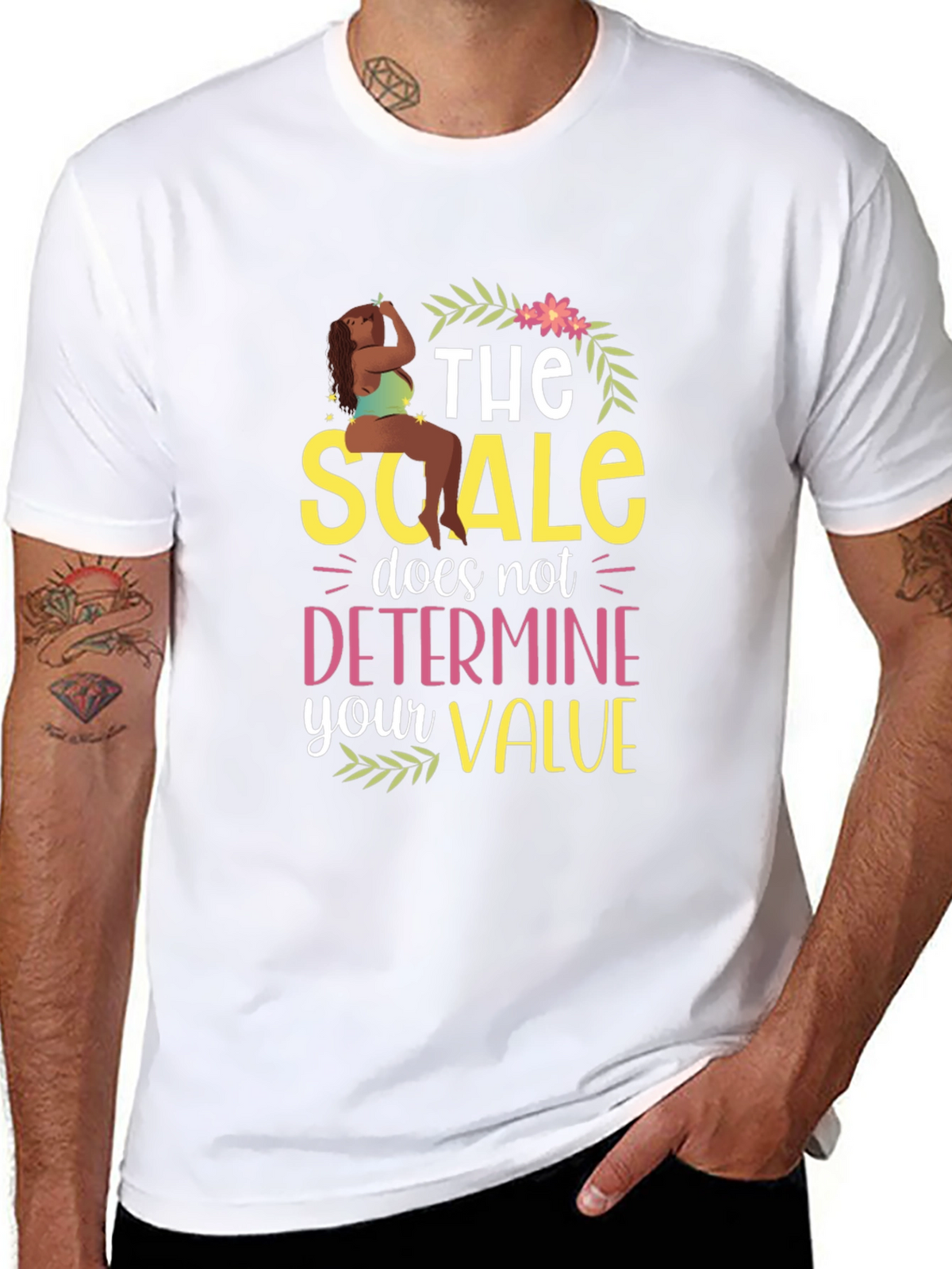 Body Positive T-Shirt: The Scale Doesnt Define You