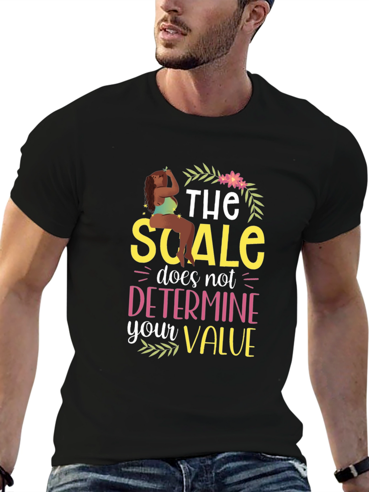 Body Positive T-Shirt: The Scale Doesnt Define You