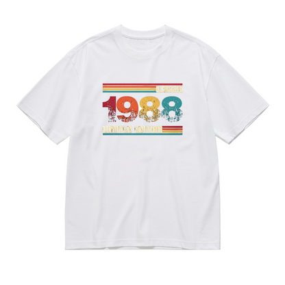 Retro Striped Classic 1988 Limited Edition Plus Tee