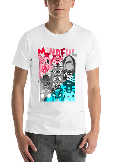 Mindful Monster Graphic Black T-Shirt