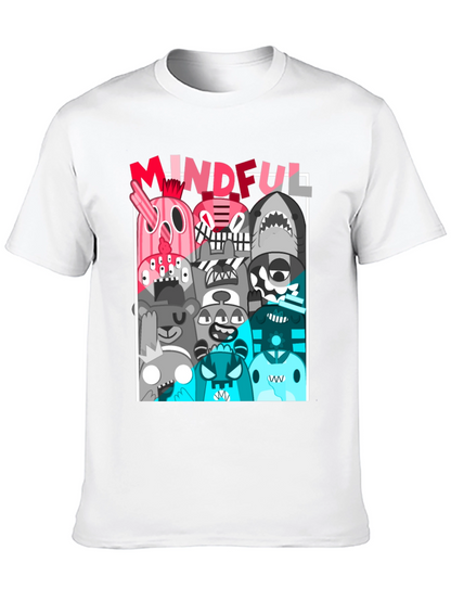 Mindful Monster Graphic Black T-Shirt
