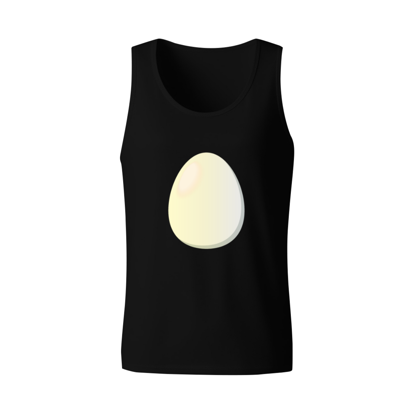 Simple Egg Minimalist Plain Graphic Men Tank