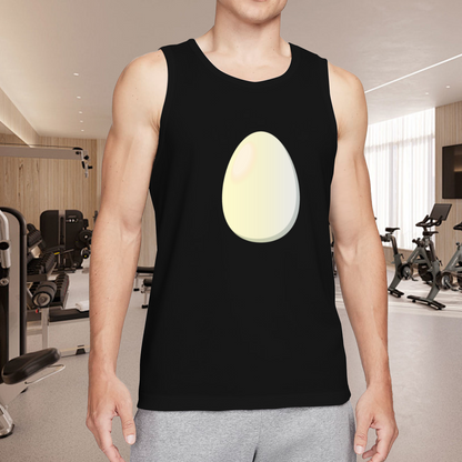 Simple Egg Minimalist Plain Graphic Men Tank