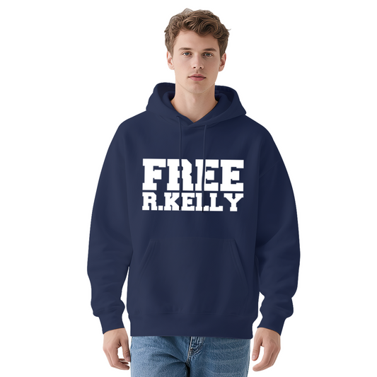 Bold Free R.Kelly Letter Hoodie, Relaxed Street Pullover