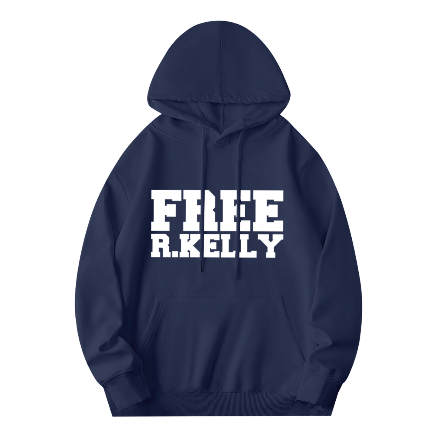 Bold Free R.Kelly Letter Hoodie, Relaxed Street Pullover