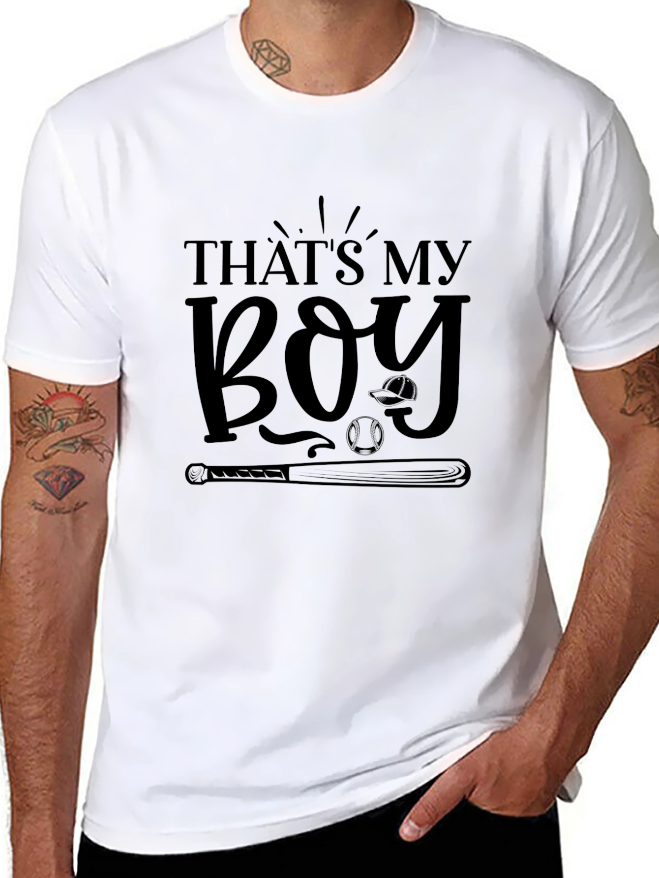 Thats My Boy Baseball Graphic Tee