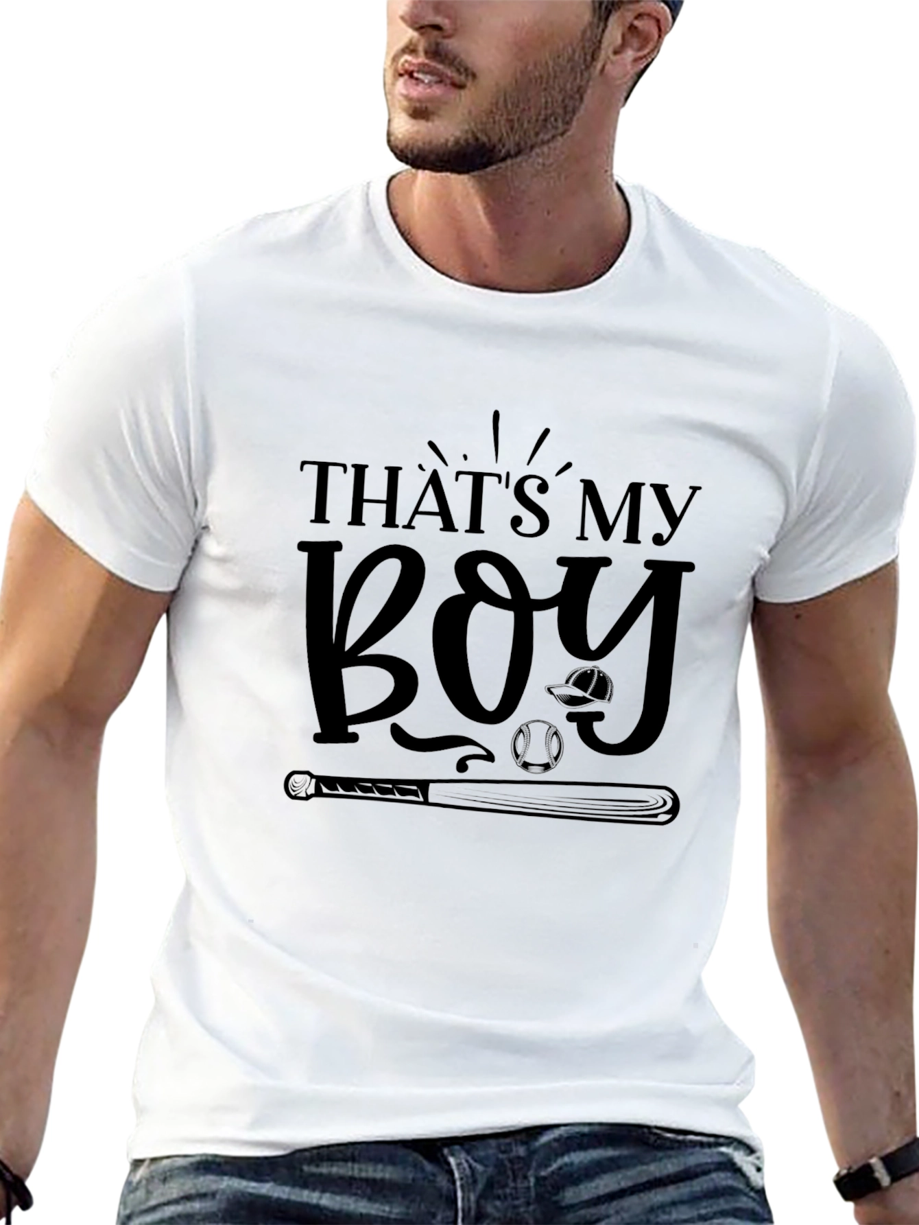 Thats My Boy Baseball Graphic Tee