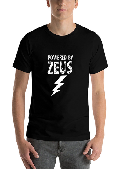 Powered by Zeus Graphic T-Shirt - Black