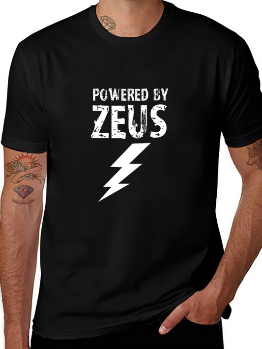 Powered by Zeus Graphic T-Shirt - Black