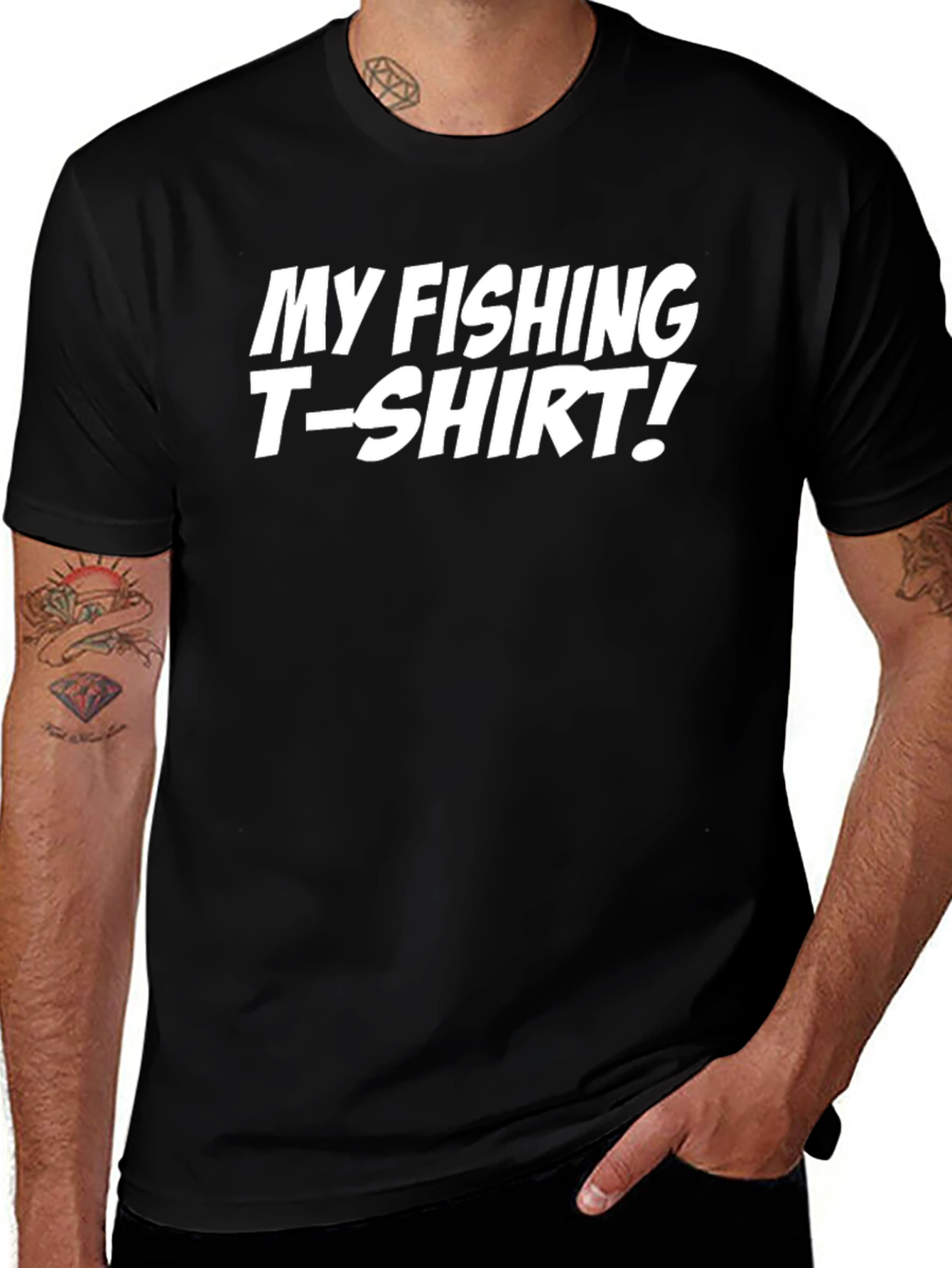 My Fishing T-Shirt - Novelty Graphic Tee