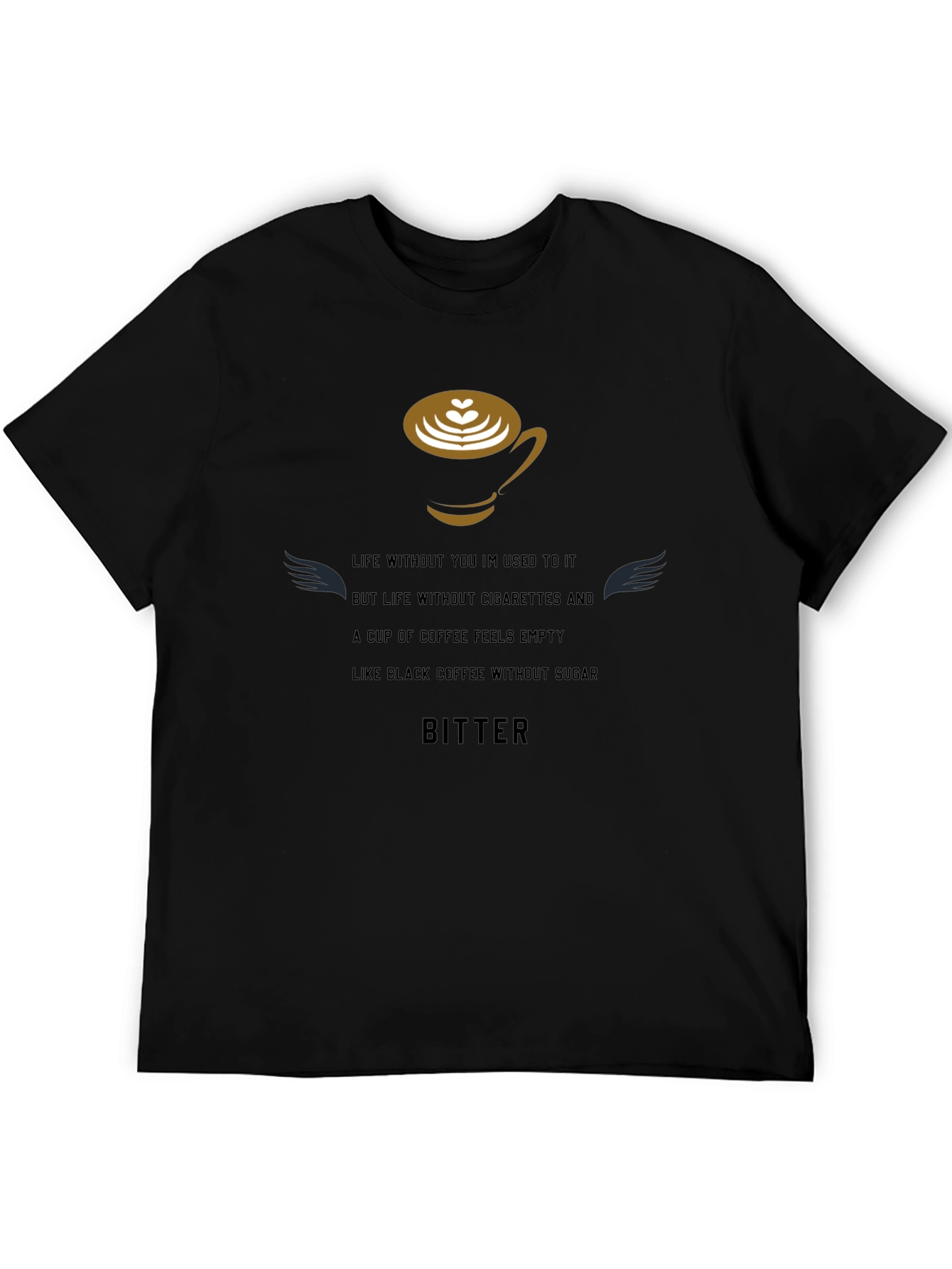 Bitter Coffee Graphic Tee - Black
