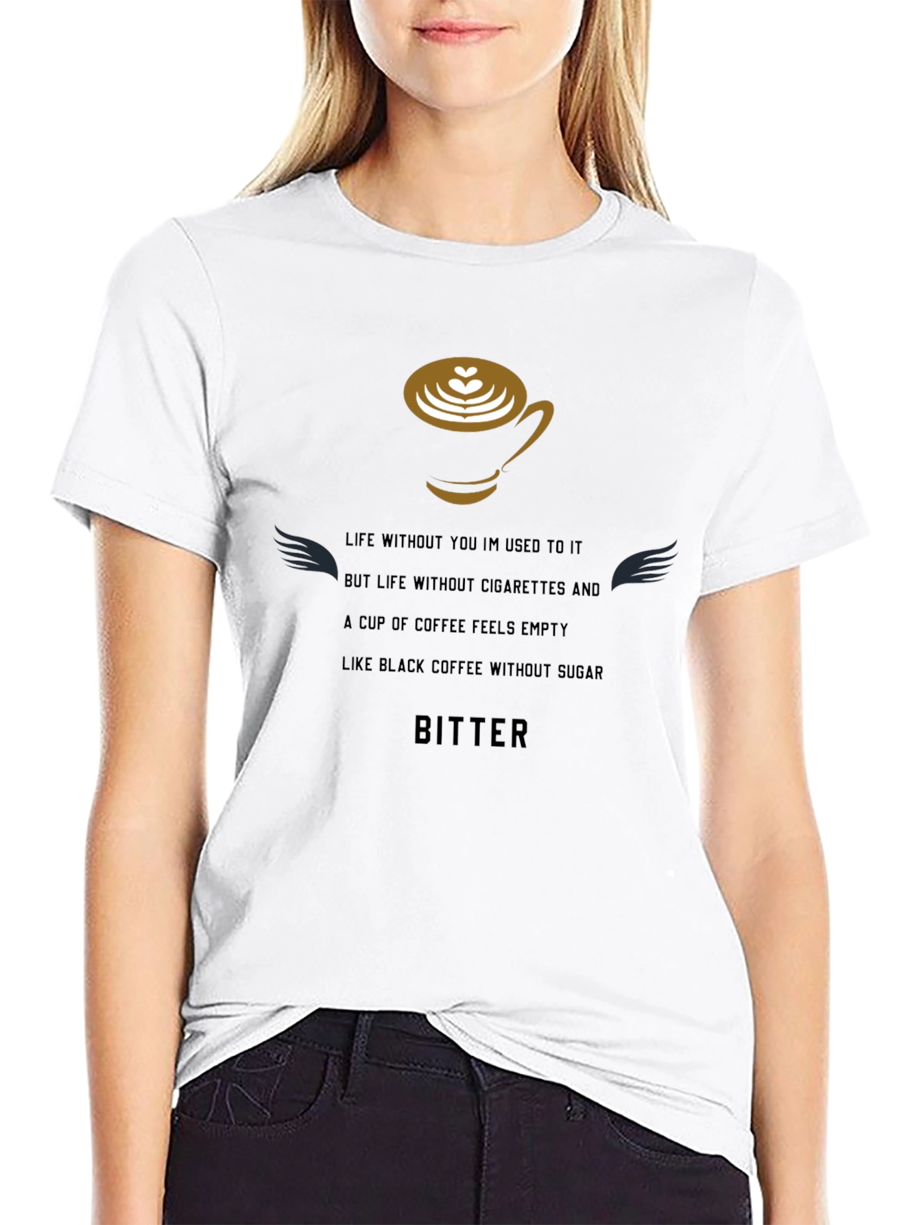 Bitter Coffee Graphic Tee - Black