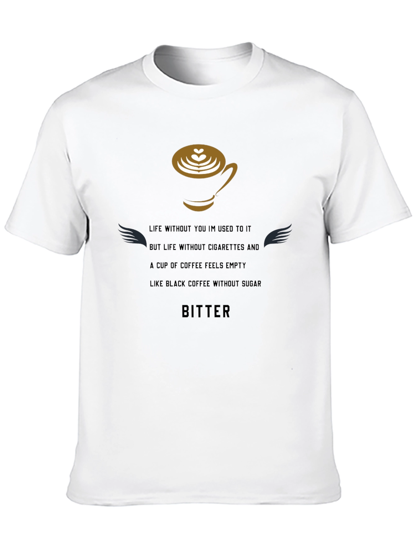 Bitter Coffee Graphic Tee - Black