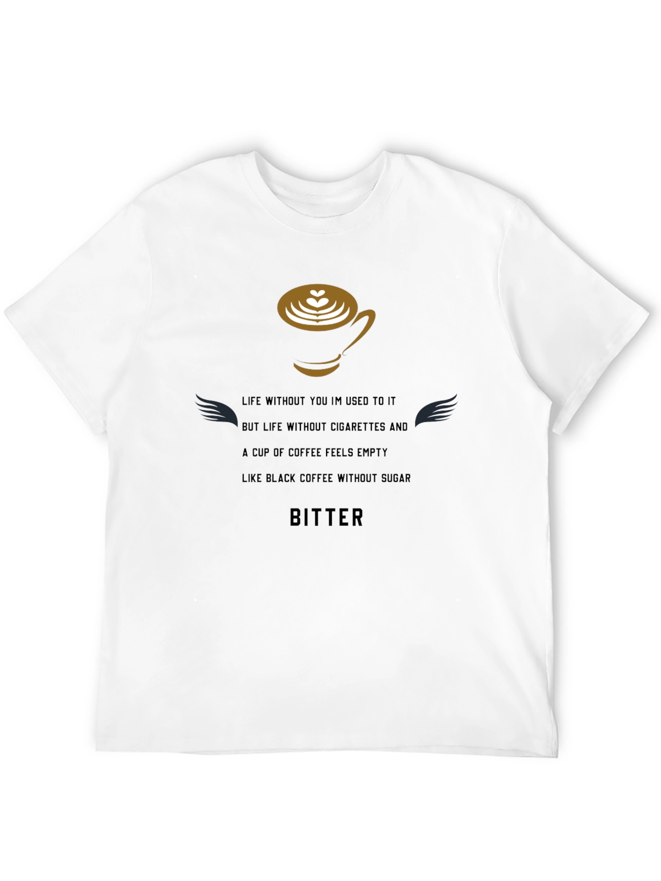 Bitter Coffee Graphic Tee - Black