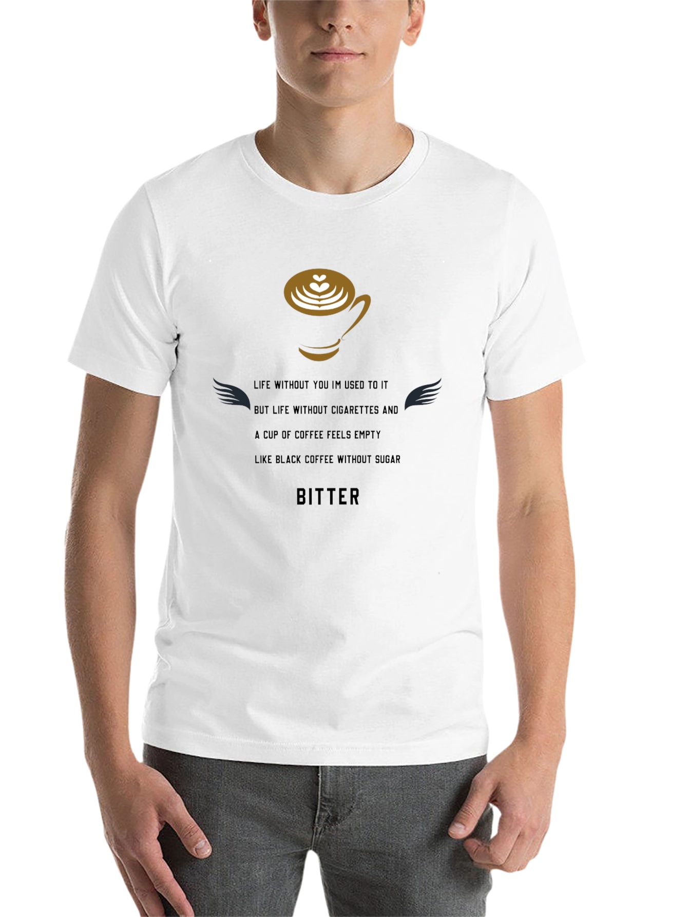 Bitter Coffee Graphic Tee - Black