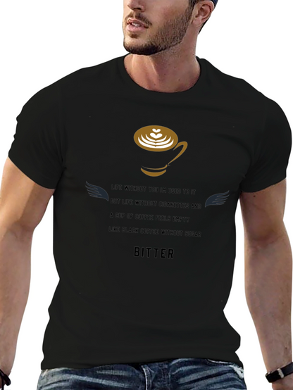 Bitter Coffee Graphic Tee - Black