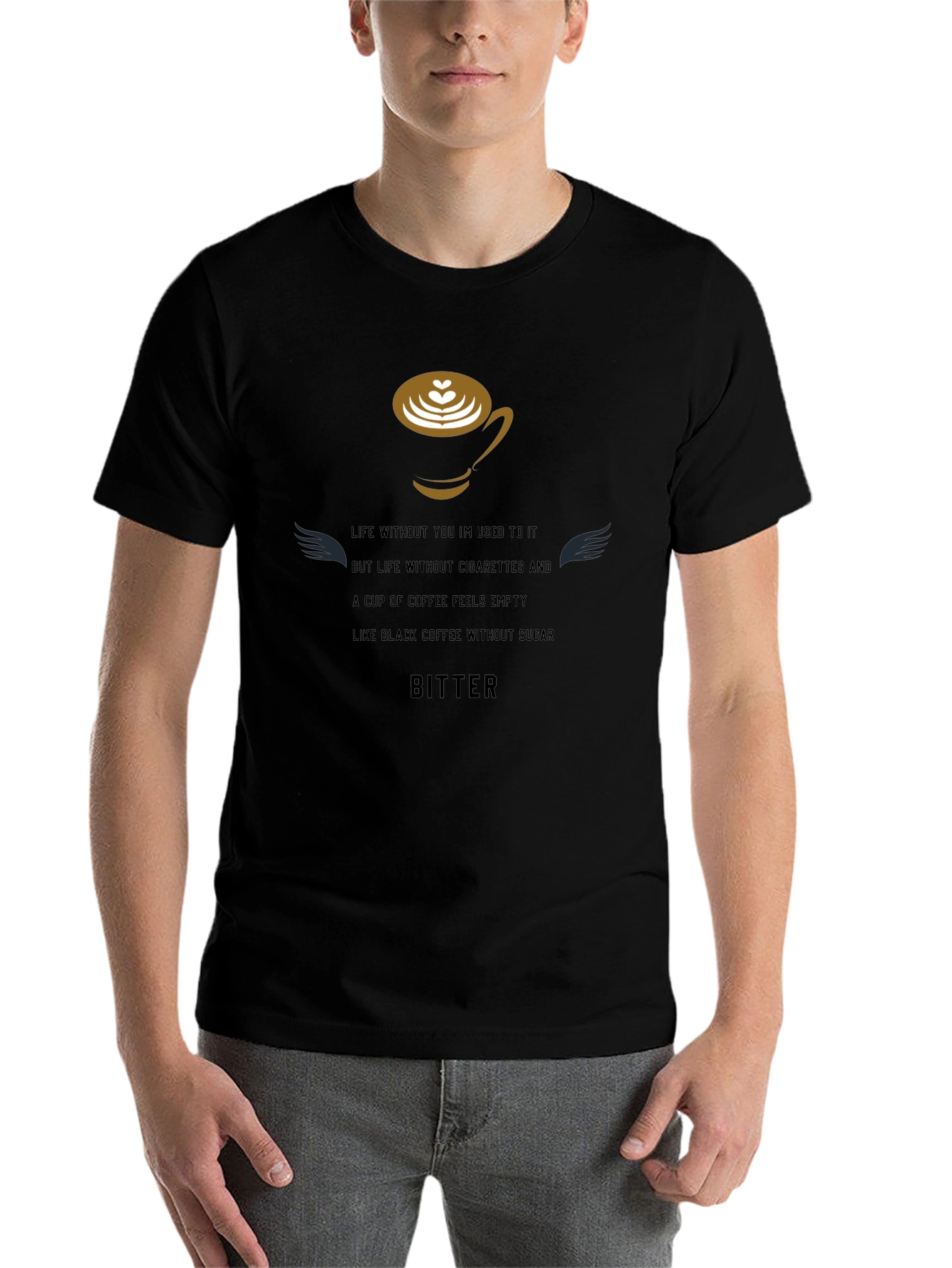 Bitter Coffee Graphic Tee - Black