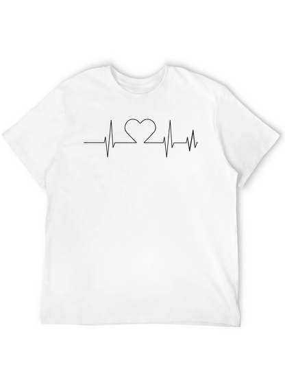 Heartbeat Heart Graphic T-Shirt