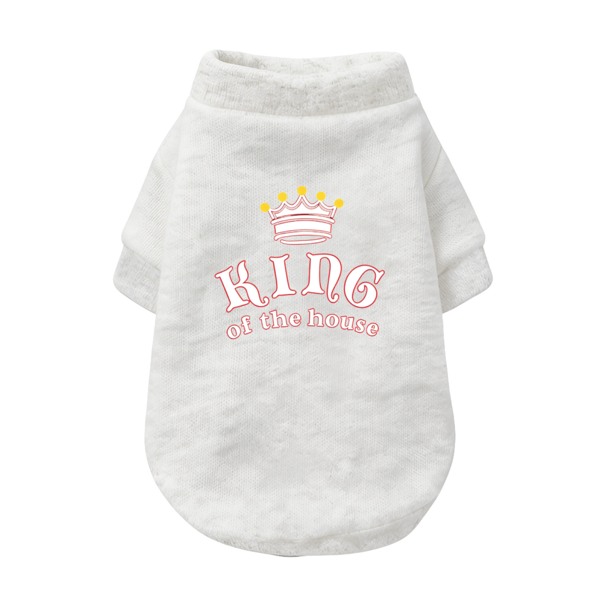 King of The House Noble Crown Puppy Sweater