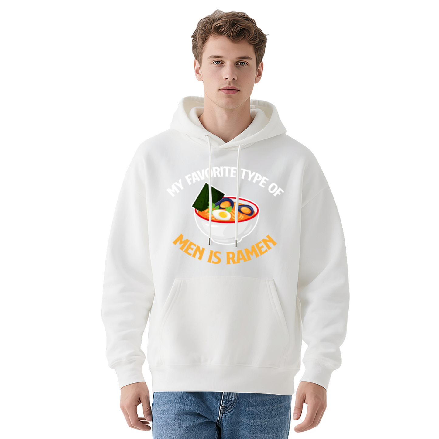 Funny Ramen Noodle Pun Unisex Hoodie, Cozy Casual Daily Wear