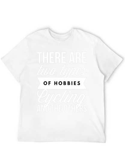 Cycling Hobbies Graphic Tee - Black