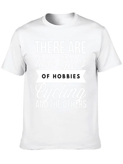 Cycling Hobbies Graphic Tee - Black