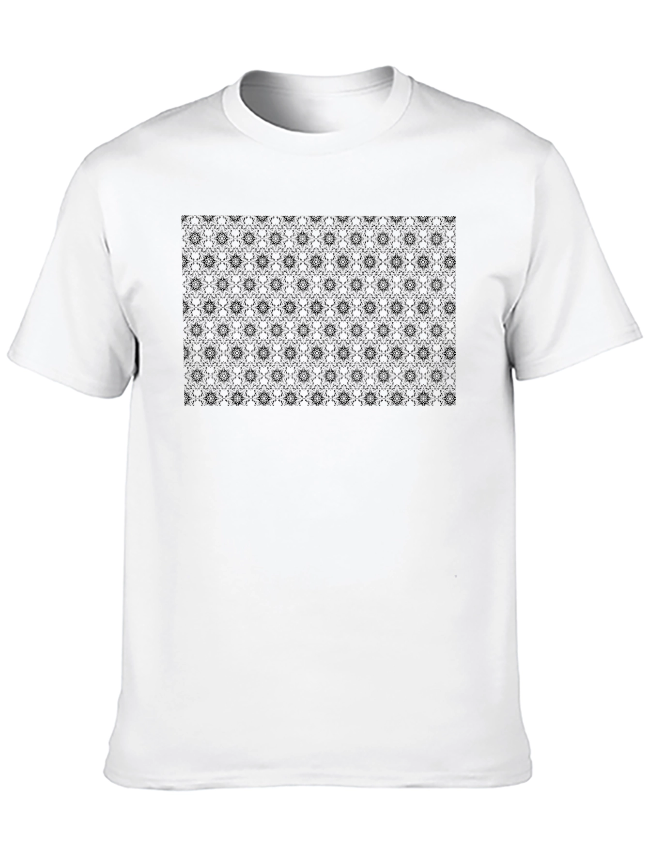 Dark Patterned Black T-Shirt