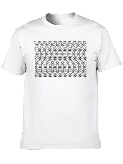 Dark Patterned Black T-Shirt
