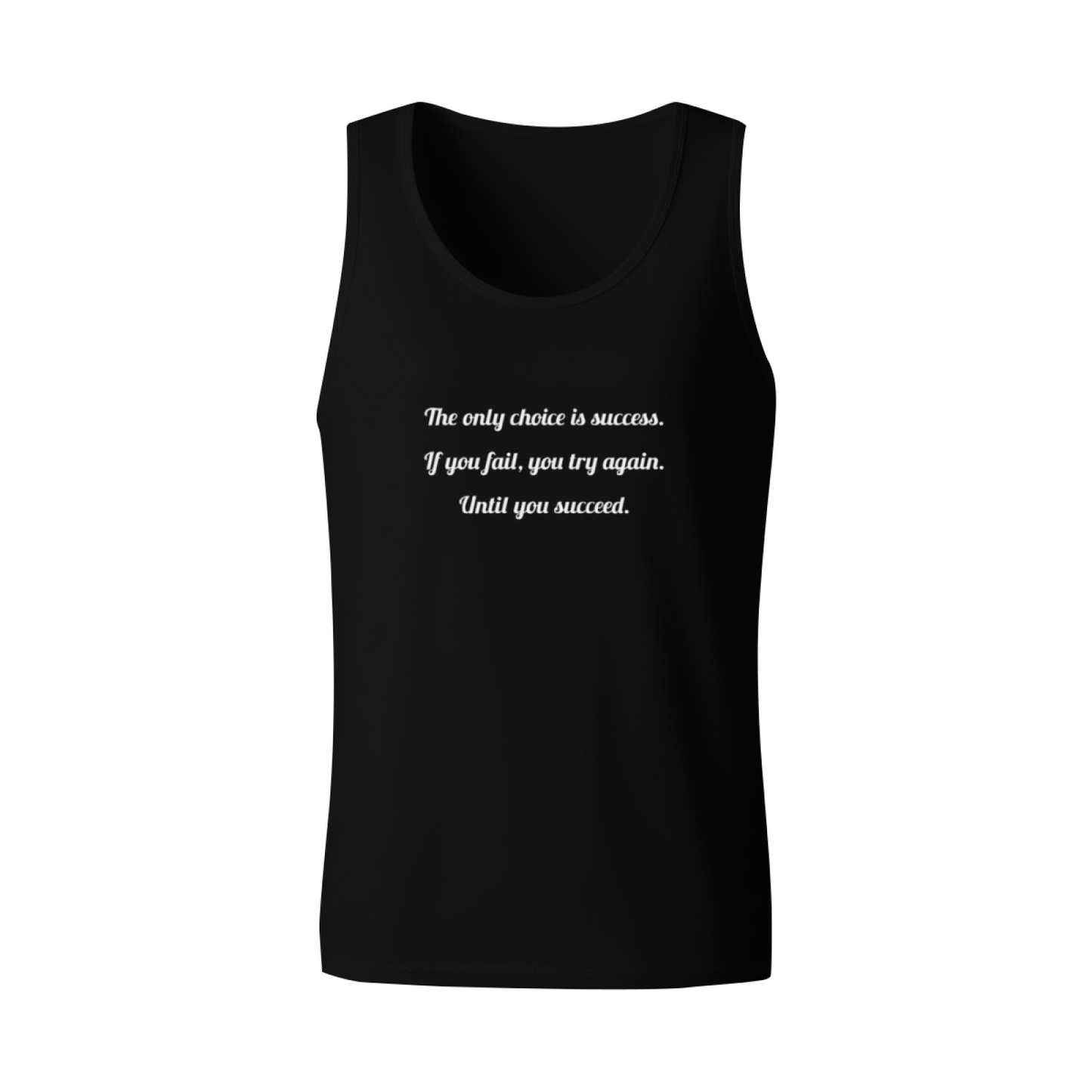 Success Is The Only Choice Motivational Men Tank Top