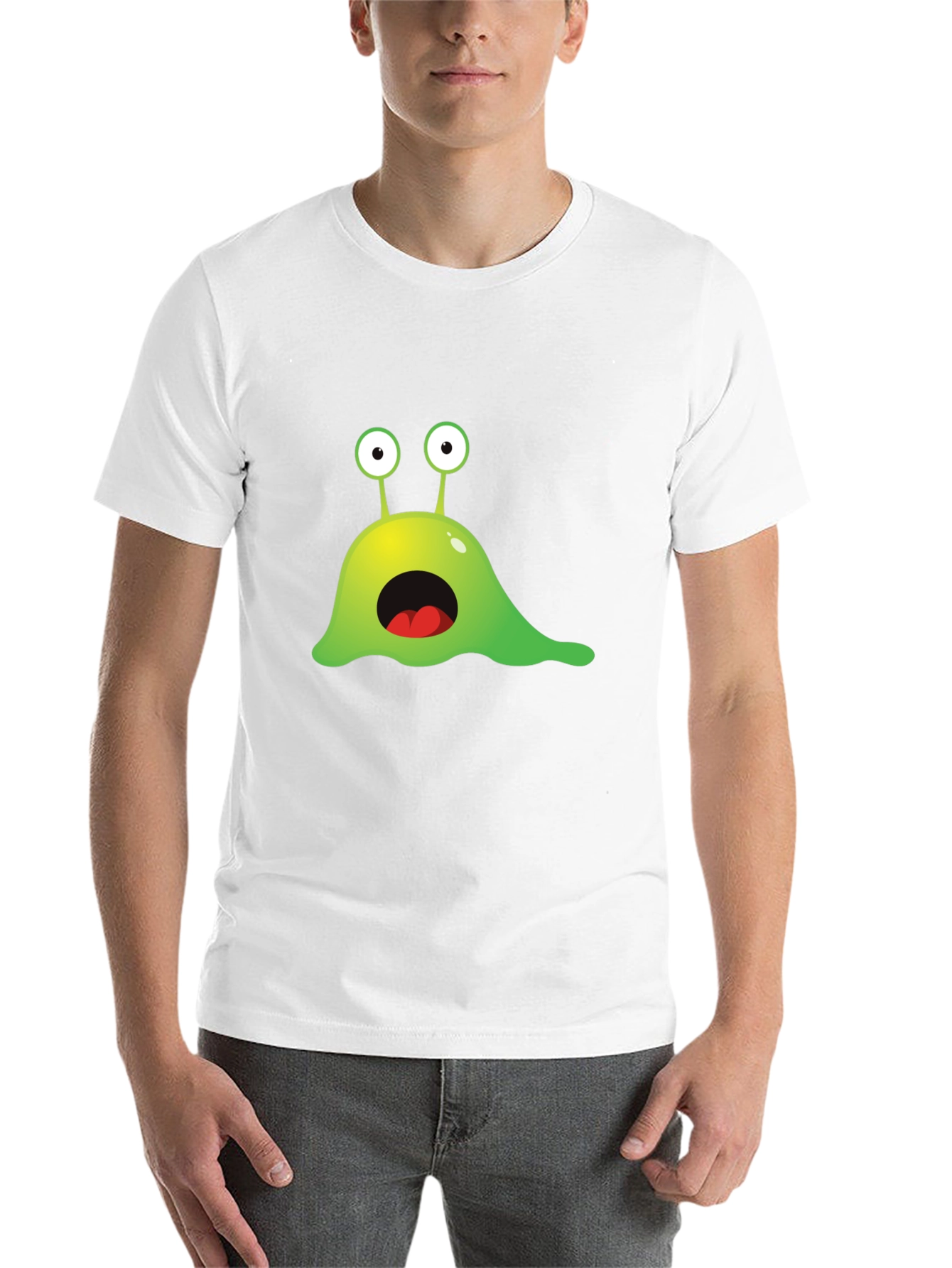 Funny Alien Slime Graphic T-Shirt