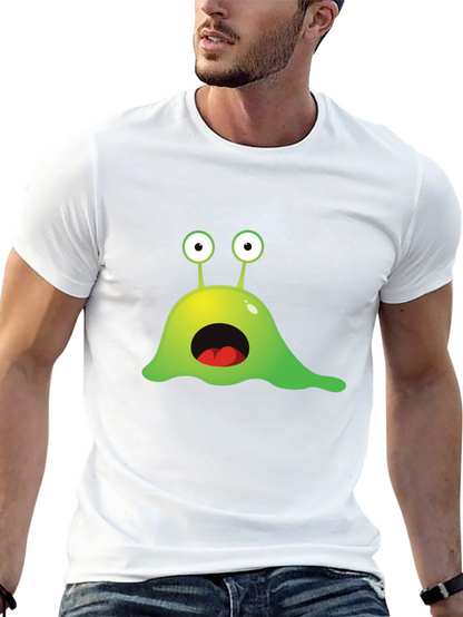 Funny Alien Slime Graphic T-Shirt