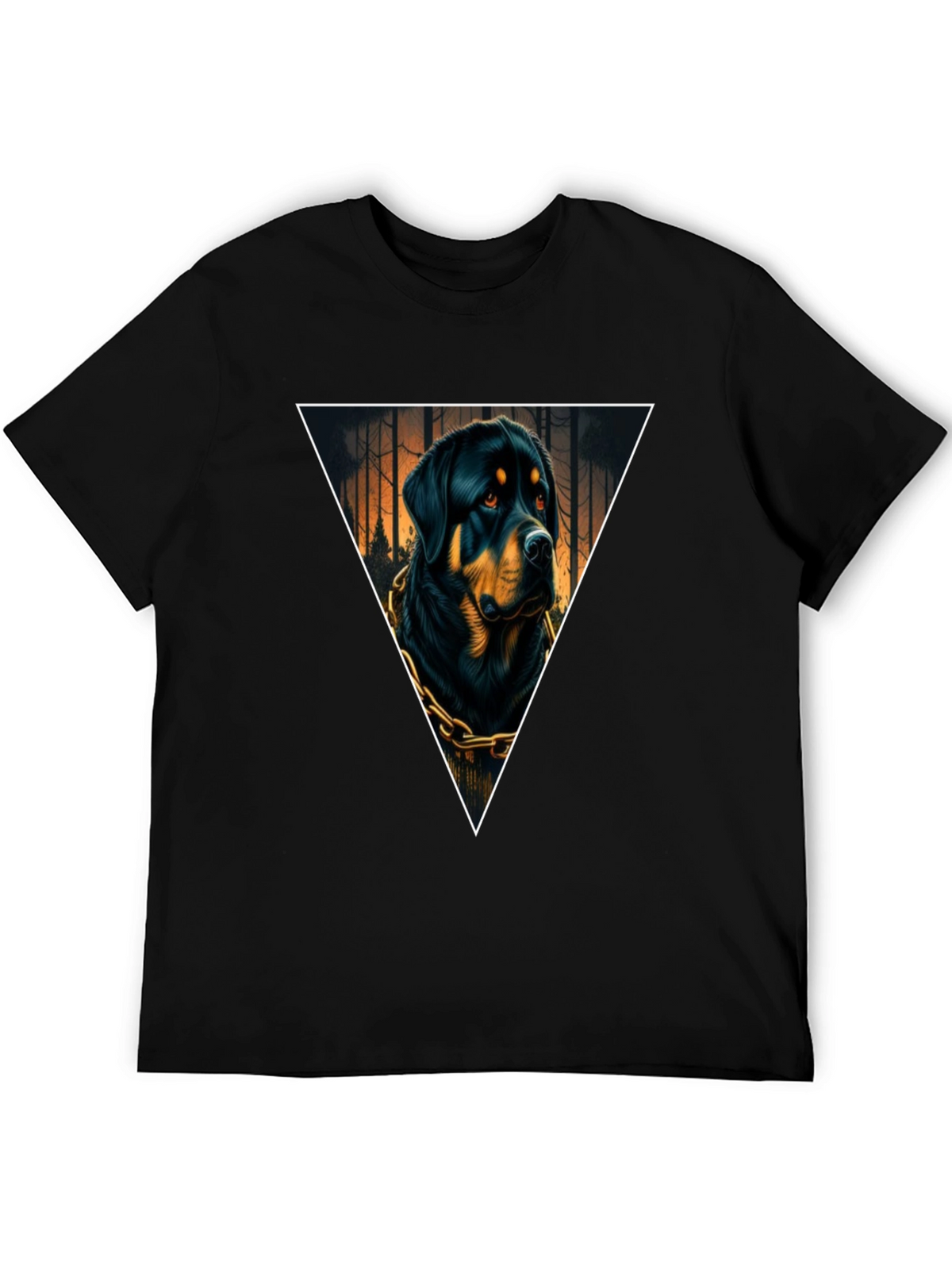 Rottweiler Triangle Graphic Tee